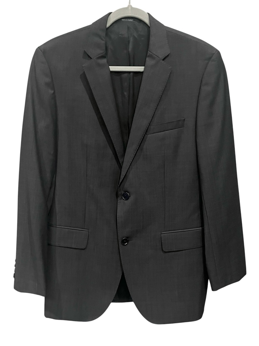 HUGO BOSS CHARCOAL GREY WOOL BLAZER SPORT COAT JAM75 SHARP3